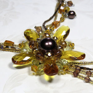 Stylish Yellow Necklace